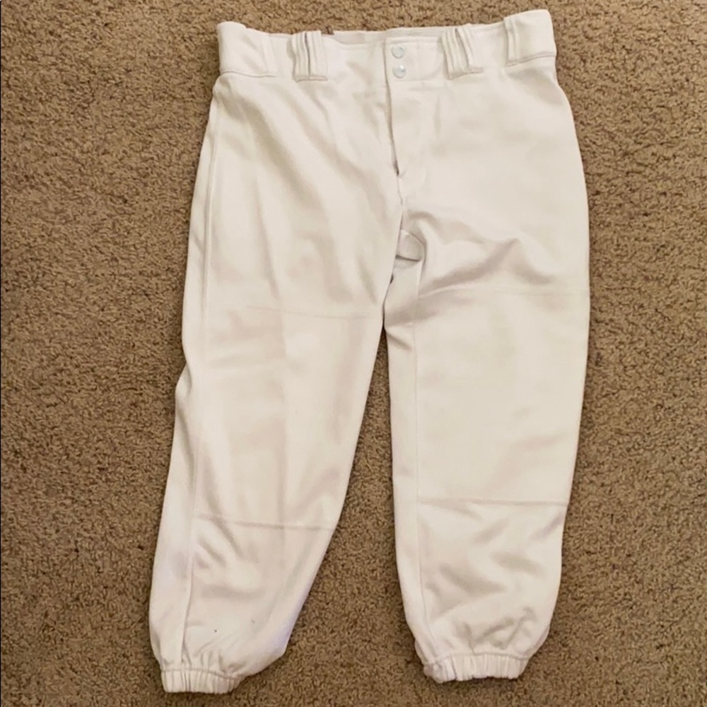 White softball pants